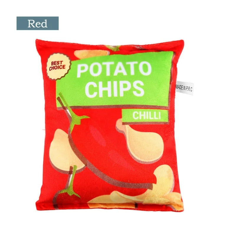 Funny Dog Toy Chips