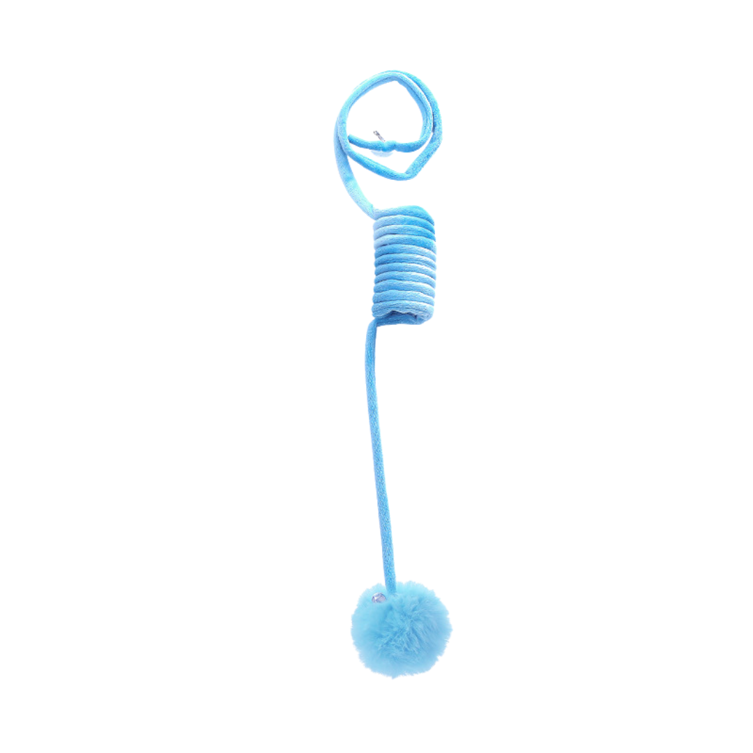 Interactive cat elastic toy