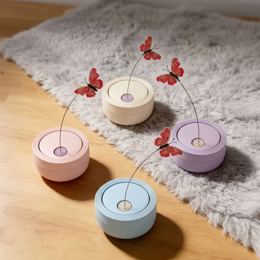 Interactive Butterfly Spinner Cat Toy