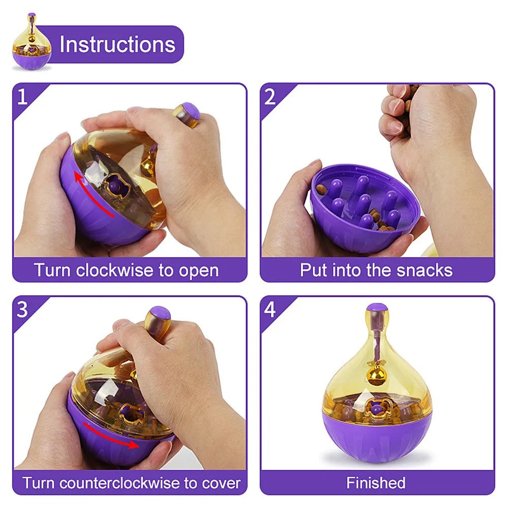 Pet Cat Fun Bowl Feeding Toy