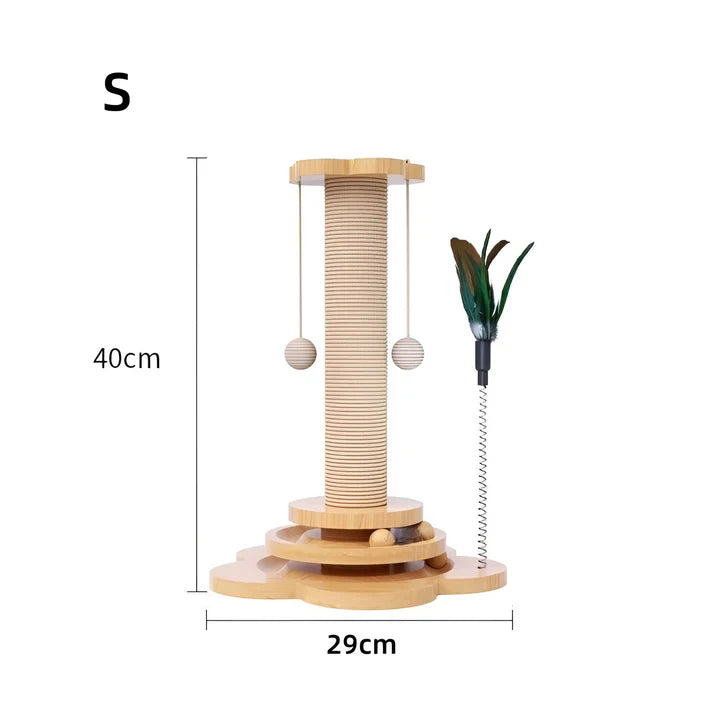 EcoPlay Balls – Wooden Cat Toy