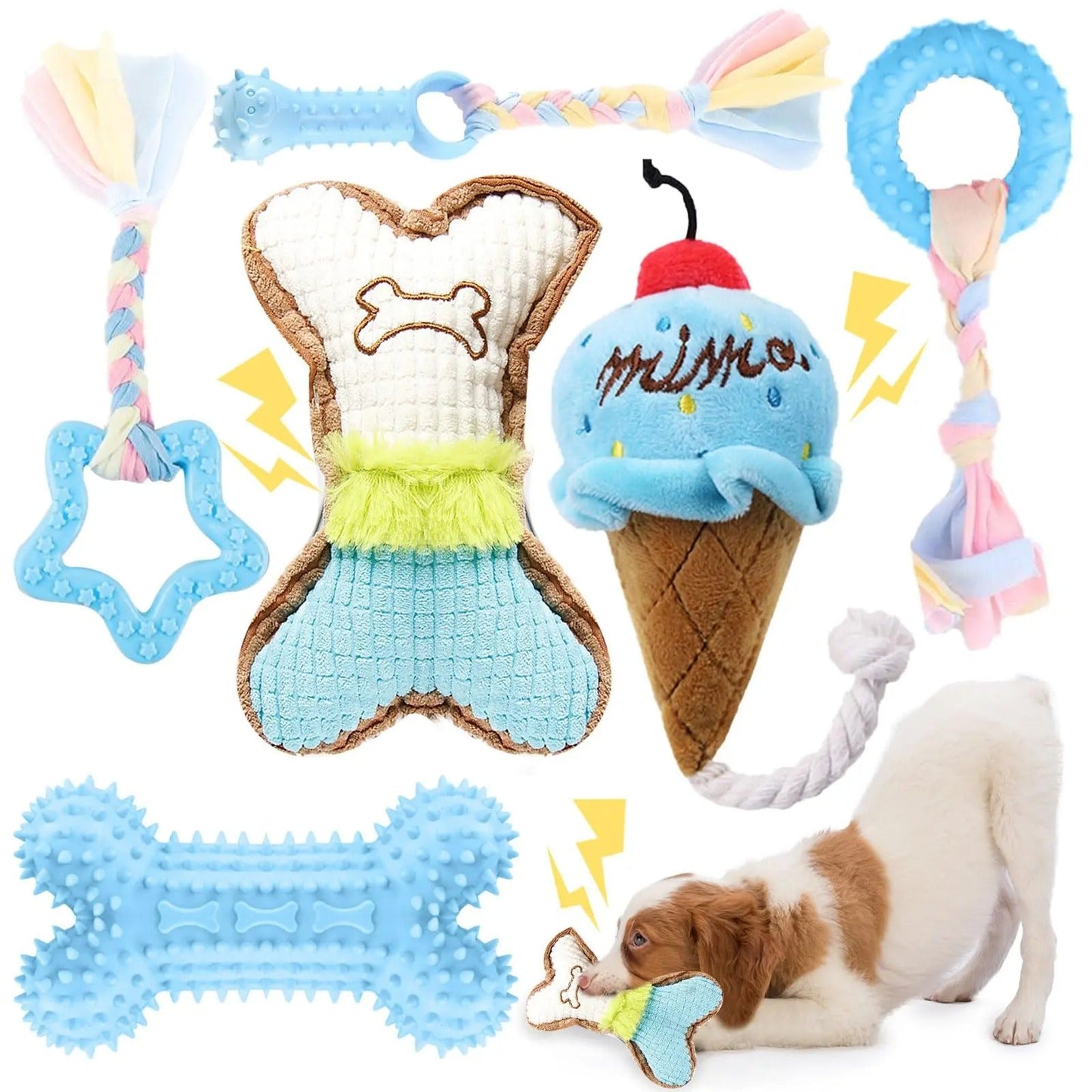 6pcs Set Puppy Bite Toys